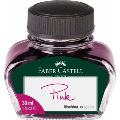 Faber-Castell Lahvičkový inkoust růžový 30 ml – Zboží Dáma