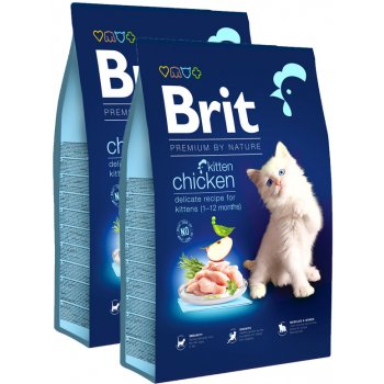 Brit Premium by Nature Kitten Chicken 8 kg