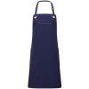 Zástěra Premier Workwear Zástěra z recyklovaného materiálu a biobavlny PR121 Navy Pantone 533C 86x72cm