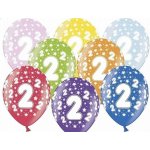 Balónek číslo 2 mix barev – Hledejceny.cz