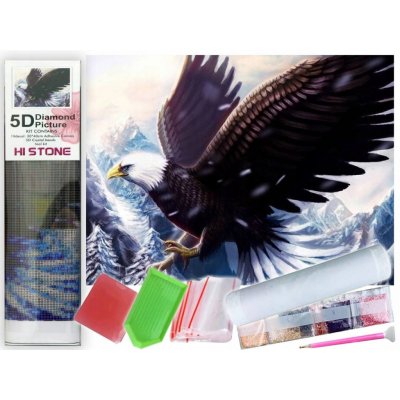 Norimpex Diamantové malování Orel 30 x 40 cm – Sleviste.cz