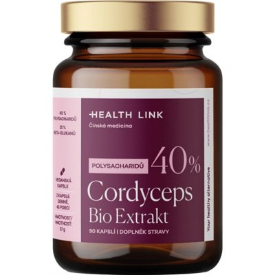 HEALTH LINK Bio cordyceps extrakt 90 kapslí – Hledejceny.cz