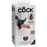 Pipedream King Cock 7" Uncut Cock with Strap on Harness – Zboží Dáma