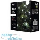 Vánoční osvětlení Emos ZY0804 LED venkovní vánoční řetěz CLASSIC LIGHTS 180xLED studená bílá 18m časovač zelený CLASSIC LIGHTST