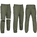 Kalhoty Mil-tec BDU zip-off odepínací zelené – Sleviste.cz