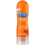Durex Play intimní lubrikační a masážní gel se stimulující Guaranou 200 ml – Zboží Dáma