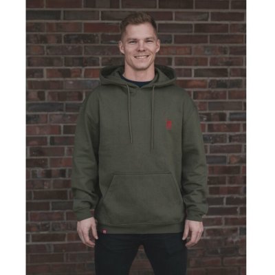 mikina UNISEX SAVES HELP Olive SHHOS002 – Sleviste.cz