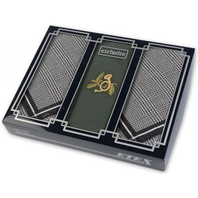 Pánský kapesník/dárková kazeta barva 42 viz foto lesní roh – Zboží Dáma