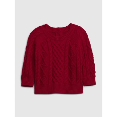 Gap Baby pletený svetr Červená – Sleviste.cz