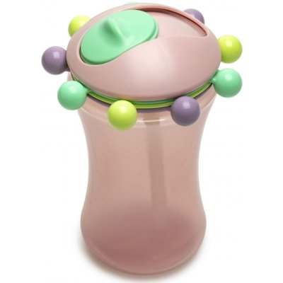 Melii hrneček s brčkem a počítadlem 340 ml růžový – Hledejceny.cz