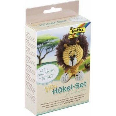 FOLIA Sada na háčkování lev mini 23901 – Hledejceny.cz