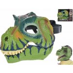 Maska dinosaurus 21x23cm zelená v krabičce – Sleviste.cz