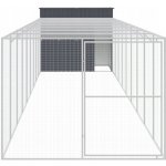 ZBXL Psí bouda s výběhem antracitová 214 x 1 069 x 181 cm – Hledejceny.cz
