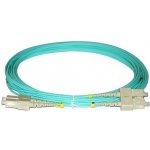 XtendLan FOP-SCSC-D-5-50-OM3 FO patch SC-SC, 50/125 duplex OM3, LS0H, 5m – Zboží Živě