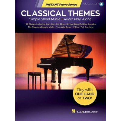 Classical Themes - Instant Piano Songs - jednoduché noty pro začátečníky hry na klavír – Zbozi.Blesk.cz