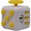 Fidget spinner Fidget Cube antistresová kostka Bílo žlutý