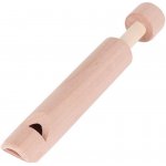 Goki Hudba Píšťala dřevěná velká posuvná přírodní – Sleviste.cz