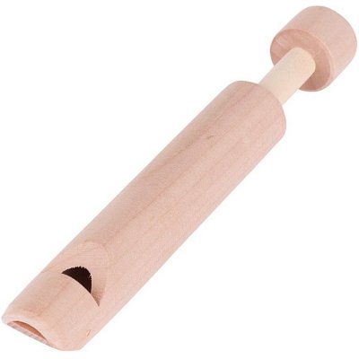 Goki Hudba Píšťala dřevěná velká posuvná přírodní – Sleviste.cz