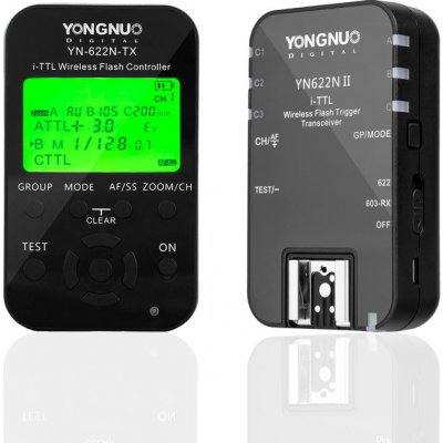 Yongnuo YN622N-TX a YN622N II Nikon – Sleviste.cz