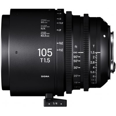 SIGMA CINE 105mm T1.5 FF FL F/VE METRIC Sony E-mount