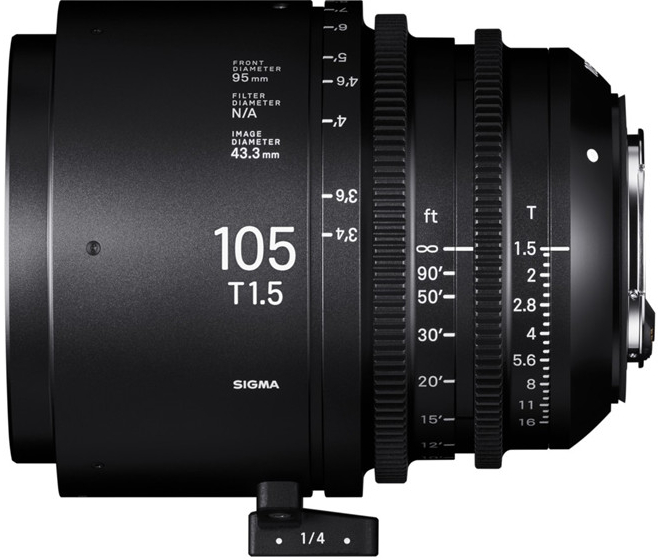 SIGMA CINE 105mm T1.5 FF FL F/VE METRIC Sony E-mount