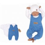 Z&Z 2-dílná soupravička body láclové kalhoty modrá – Zbozi.Blesk.cz