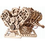 UGEARS 3D puzzle Motor V8, 776 ks – Zboží Dáma