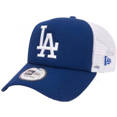 New Era Heather Team Los Angeles Dodgers Trucker Blue Snapback modrá / bílá / modrá