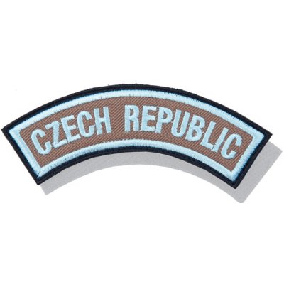 Nášivka: CZECH REPUBLIC - domovenka AČR [ssz] | béžová | modrá – Zboží Dáma