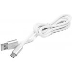 EXTREME STYLE Silikonový kabel USB-C 1m bílý