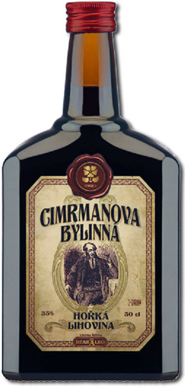 Herba Cimrmanova Bylinná 35% 0,5 l (holá láhev)