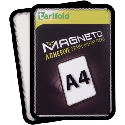 OFFICE LINE spol. s r.o. Samolepicí rámeček TARIFOLD Magneto A4, černý, 2 ks – Zboží Dáma