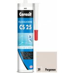 Ceresit CS 25 sanitární silikon 280 g pergamon – Zboží Mobilmania