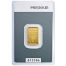 Heraeus zlatý slitek 5 g