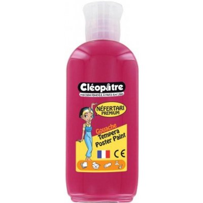 Cleopatre Prstová barva tempera NEFERTARI BABY 100 ml Základní ČERVENÁ