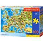 Castorland premium Mapa Evropy 111060 100 dílků – Zbozi.Blesk.cz