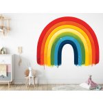 Nalepte.cz samolepka na zeď Malovaná duha arch, rozměry 130 x 110 cm – Zboží Dáma