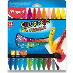 Maped Olejové pastelky trojhranné 864012 24 ks – Zboží Mobilmania