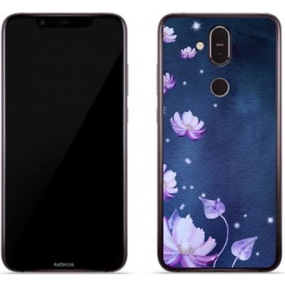 Pouzdro mmCase gelové Nokia 7.1 Plus - padající květy – Zbozi.Blesk.cz
