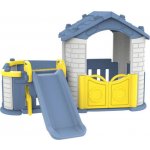 Ramiz Zahradní domek pro děti se skluzavkou 3v1 modrá – Zbozi.Blesk.cz