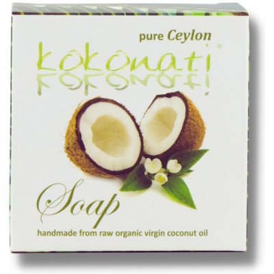 Ceylon Kokonati | Bio Mýdlo z panenského kokosového oleje - 85 g – Zbozi.Blesk.cz