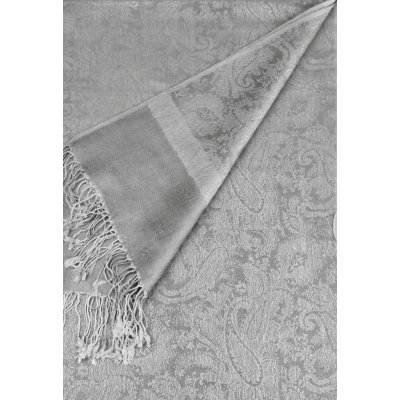 Kašmírová šála šedá – Zboží Dáma