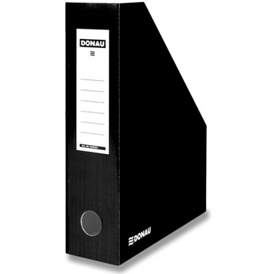 Donau - kartonový stojan na katalogy - 80 mm, černý A4 – Zboží Dáma
