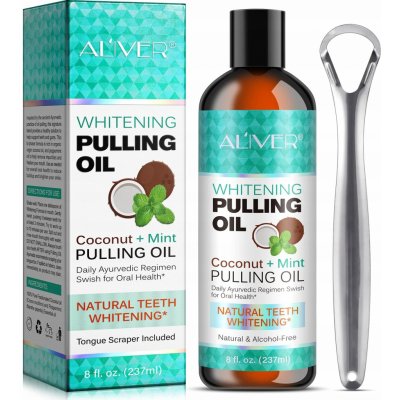 Aliver Whitening Pulling Oil pro přirozené bělení zubů 237 ml – Hledejceny.cz