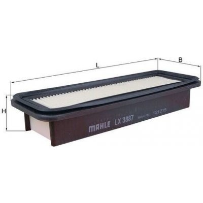 Vzduchový filtr MAHLE LX 3887 – Hledejceny.cz