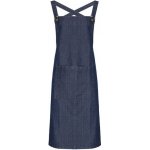 Premier Workwear Zástěra se zkříženými zády pro baristy PR129 Indigo Denim 72x86cm – Hledejceny.cz