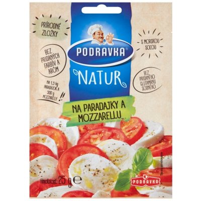 Podravka Natur Na rajčata a mozzarellu 25 g – Sleviste.cz