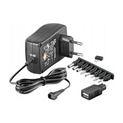 Regulovatelný napájecí zdroj Goobay 53997 3-12V 1,5A – Hledejceny.cz