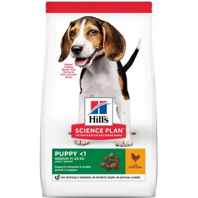 Hill's Science Plane Puppy Medium Chicken 14 kg – Hledejceny.cz