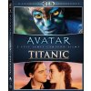 DVD film Avatar + Titanic 2D+3D BD